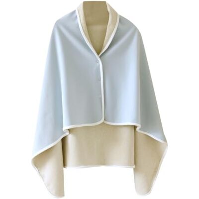 BDXZJ Winter Warme Schulterpolster, Poncho Damen Winter, Schulterwärmer, Cape Chaude Hiver Interieur Femme Nackenwärmer Schulterstütze Weste Zum Schlafen E BDXZJ Winter Warme Schulterpolster, Poncho Damen Winter, Schulterwärmer, Cape Chaude Hiver Interieur Femme Nackenwärmer Schulterstütze Weste Zum Schlafen E