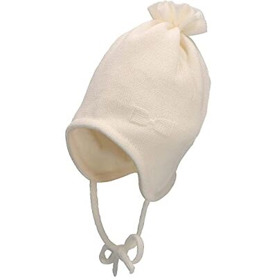 Sterntaler Baby Mädchen Strickmütze Baby Strickmütze Schleife Mütze Baby Strickmütze mit Schleife, Ohrenklappen und Bindeband beige, 47 Sterntaler Baby Mädchen Strickmütze Baby Strickmütze Schleife Mütze Baby Strickmütze mit Schleife, Ohrenklappen und Bindeband beige, 47