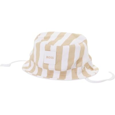 Boss Wendbare Bucket Hat Baby Boys, Grau, grau, 42 Boss Wendbare Bucket Hat Baby Boys, Grau, grau, 42