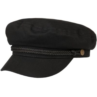 Brixton Unisex Fiddler Cap, Black, M Brixton Unisex Fiddler Cap, Black, M