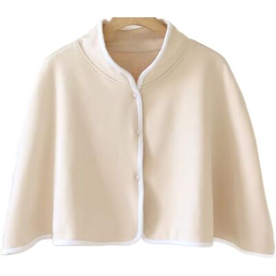 BDXZJ Winter Warme Schulterpolster, Poncho Damen Winter, Schulterwärmer, Cape Chaude Hiver Interieur Femme Nackenwärmer Schulterstütze Weste Zum Schlafen B BDXZJ Winter Warme Schulterpolster, Poncho Damen Winter, Schulterwärmer, Cape Chaude Hiver Interieur Femme Nackenwärmer Schulterstütze Weste Zum Schlafen B