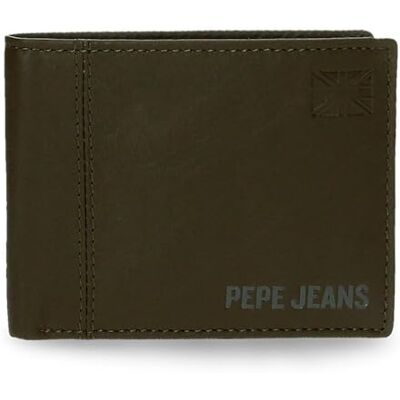 Pepe Jeans Joumma Bags Cortland Geldbörse mit Geldbörse, Leder, 11 x 8 x 1 cm, Grün Pepe Jeans Joumma Bags Cortland Geldbörse mit Geldbörse, Leder, 11 x 8 x 1 cm, Grün