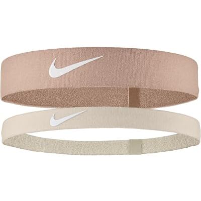 Nike Herren Flex Headband 2er Pack Stirnbänder Running Fitness Training Sport Haarband Set, Rose Gold/Sanddrift/White, One Size Nike Herren Flex Headband 2er Pack Stirnbänder Running Fitness Training Sport Haarband Set, Rose Gold/Sanddrift/White, One Size