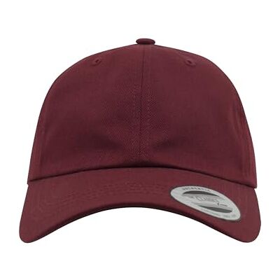 Flexfit Unisex 6245CM-Low Profile Cotton Twill Kappe, maroon,Einheitsgröße Flexfit Unisex 6245CM-Low Profile Cotton Twill Kappe, maroon,Einheitsgröße