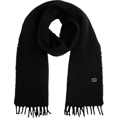 Tommy Jeans Damen Schal Heritage Solid Weich, Schwarz (Black), Einheitsgröße Tommy Jeans Damen Schal Heritage Solid Weich, Schwarz (Black), Einheitsgröße