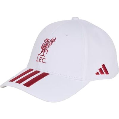 Adidas Unisex Liverpool Fc Hat, White/Active Maroon, M-L Adidas Unisex Liverpool Fc Hat, White/Active Maroon, M-L