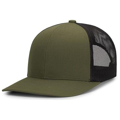 Pacific Headwear Unisex-Erwachsene Multicam Trucker Snapback Cap, Ranger Green/Lt Charcoal/Ranger Green, Einheitsgröße Pacific Headwear Unisex-Erwachsene Multicam Trucker Snapback Cap, Ranger Green/Lt Charcoal/Ranger Green, Einheitsgröße