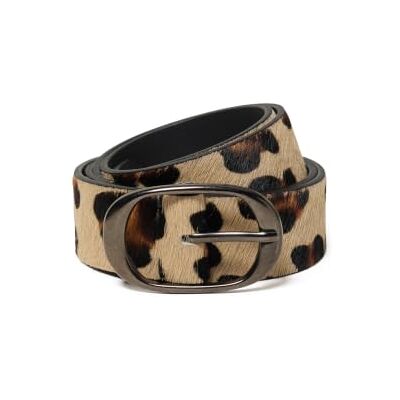Cecil Gürtel mit Fake Fur und Leo-Muster Natural Leo Print Leather 115 Cecil Gürtel mit Fake Fur und Leo-Muster Natural Leo Print Leather 115