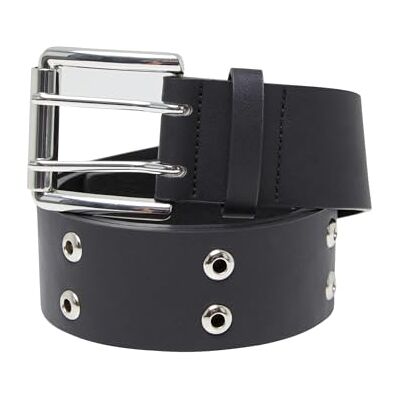 Urban Classics Unisex Gürtel Double Eyelet PU Belt, Unisex Gürtel mit Dornschließe und Doppellösen, Lederimitat, erhältlich in Größen S/M-L/XL Urban Classics Unisex Gürtel Double Eyelet PU Belt, Unisex Gürtel mit Dornschließe und Doppellösen, Lederimitat, erhältlich in Größen S/M-L/XL