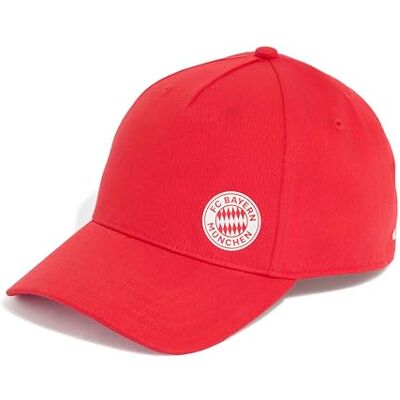 Adidas Unisex Fc Bayern Munich Essentials Hat, Better Scarlet/White, XXS-XS Adidas Unisex Fc Bayern Munich Essentials Hat, Better Scarlet/White, XXS-XS