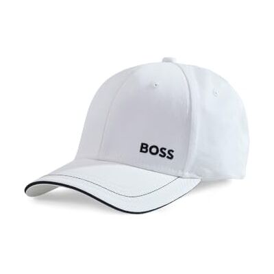 Boss Klassische Baseballkappe für Herren, Weiß (Crisp White) Boss Klassische Baseballkappe für Herren, Weiß (Crisp White)