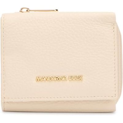 Mandarina Duck Mellow Leather Wallet, Reisezubehör Damen-Geldbörse, Einheitsgröße, Almond, Einheitsgröße Mandarina Duck Mellow Leather Wallet, Reisezubehör Damen-Geldbörse, Einheitsgröße, Almond, Einheitsgröße