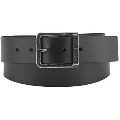 Levi's Herren 221484-3 Gürtel, Schwarz, 110 cm Levi's Herren 221484-3 Gürtel, Schwarz, 110 cm