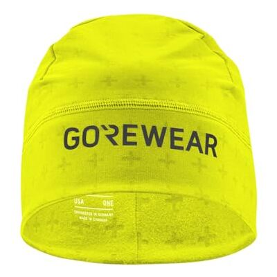 GORE WEAR Unisex Essence Thermo Beanie-Mütze, Gelb, Einheitsgröße EU GORE WEAR Unisex Essence Thermo Beanie-Mütze, Gelb, Einheitsgröße EU