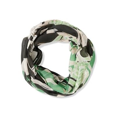 Cecil Gemusterter Loop-Schal raw khaki A Cecil Gemusterter Loop-Schal raw khaki A