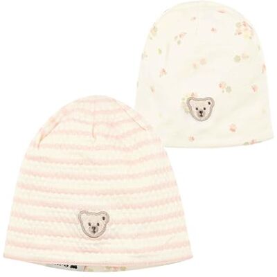 Steiff Wendebeanie Mütze EU Größe 43 Eggnog, weich und warm, stylisches Beanie zum wenden für Jungen & Mädchen, 2 Styles in einem, angenehmer Perfekter Sitz Steiff Wendebeanie Mütze EU Größe 43 Eggnog, weich und warm, stylisches Beanie zum wenden für Jungen & Mädchen, 2 Styles in einem, angenehmer Perfekter Sitz