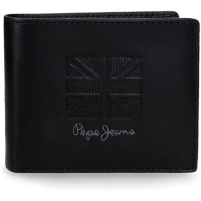 Pepe Jeans Denver Geldbörse, horizontal, mit herausnehmbarer Geldbörse, Blau, 11 x 8,5 x 1 cm, Leder von Joumma Bags Pepe Jeans Denver Geldbörse, horizontal, mit herausnehmbarer Geldbörse, Blau, 11 x 8,5 x 1 cm, Leder von Joumma Bags