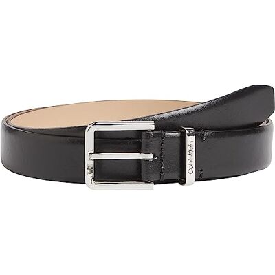 Calvin Damen Gürtel Metal Loop 2,5 cm Ledergürtel, Schwarz (Ck Black), 75 Calvin Damen Gürtel Metal Loop 2,5 cm Ledergürtel, Schwarz (Ck Black), 75
