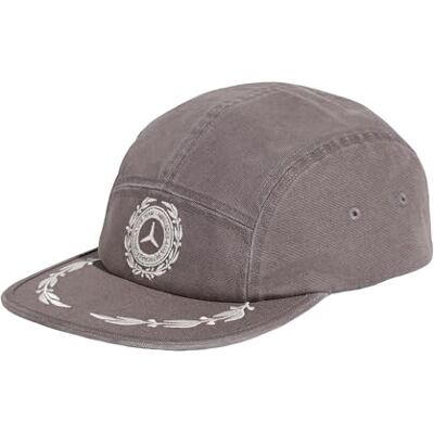 Adidas Unisex Mercedes Amg Petronas Formula 1 Team Silver Arrows 5 Panel Hat, Granite, XXS-XS Adidas Unisex Mercedes Amg Petronas Formula 1 Team Silver Arrows 5 Panel Hat, Granite, XXS-XS