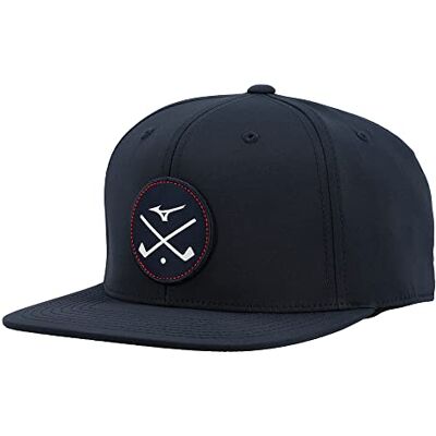 Mizuno Damen Crossed Clubs Snapback Hat Golfmütze, Navy, Einheitsgröße Mizuno Damen Crossed Clubs Snapback Hat Golfmütze, Navy, Einheitsgröße