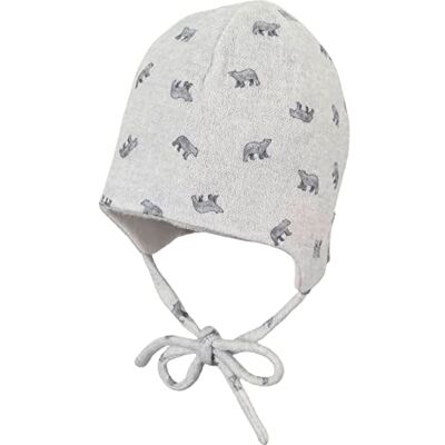 Sterntaler Baby Jungen Mütze Baby Beanie Mütze Eisbären, hellgrau, 45 Sterntaler Baby Jungen Mütze Baby Beanie Mütze Eisbären, hellgrau, 45