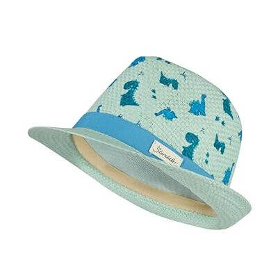 Sterntaler Sonnenhut Dino – Leichter Kindersonnenhut mit Dino-Print, Garniturband und UV-Schutz 50+ – Hellmint, Größe 51 Sterntaler Sonnenhut Dino – Leichter Kindersonnenhut mit Dino-Print, Garniturband und UV-Schutz 50+ – Hellmint, Größe 51