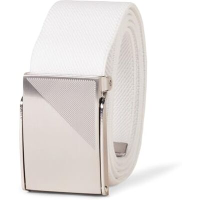 Amazon Herren Gewebter Sport-Golfgürtel, Weiß, M Amazon Herren Gewebter Sport-Golfgürtel, Weiß, M