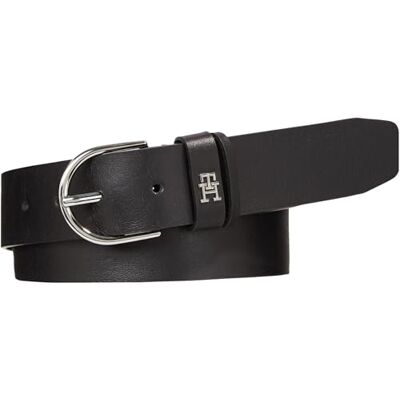 Tommy Hilfiger ESSENTIAL EFFORTLESS 3.5 Gürtel Damen, Schwarz (Black), 135 Tommy Hilfiger ESSENTIAL EFFORTLESS 3.5 Gürtel Damen, Schwarz (Black), 135