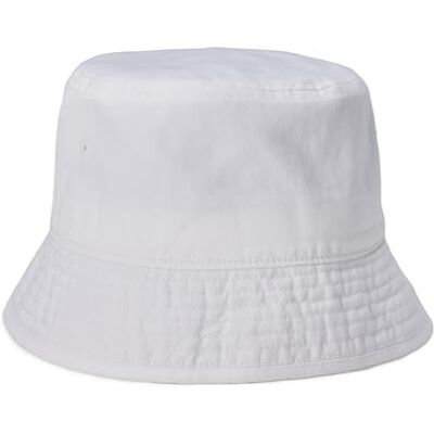 Amazon Herren Fischerhut aus Gewaschener Baumwolle mit Luftösen, Weiß, S-M Amazon Herren Fischerhut aus Gewaschener Baumwolle mit Luftösen, Weiß, S-M