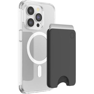 PopSockets Handy-Wallet für MagSafe, Kartenhalter ohne Grip, Black Black PopSockets Handy-Wallet für MagSafe, Kartenhalter ohne Grip, Black Black