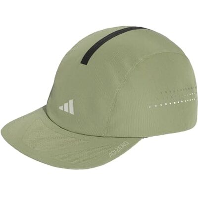 Adidas Unisex Runningxadizero Lightweight Climacool Hat, Tent Green/Halo Green, S-M Adidas Unisex Runningxadizero Lightweight Climacool Hat, Tent Green/Halo Green, S-M