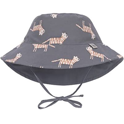 LÄSSIG Baby Kinder Sonnenhut Strandhut Sommerhut Sonnenschutz Kinderhut Babymütze wendbar atmungsaktiv UV-Schutz 80/Sun Protection Bucket Hat Tiger Grey, 3-6 Monate, Größe: 43/45 LÄSSIG Baby Kinder Sonnenhut Strandhut Sommerhut Sonnenschutz Kinderhut Babymütze wendbar atmungsaktiv UV-Schutz 80/Sun Protection Bucket Hat Tiger Grey, 3-6 Monate, Größe: 43/45