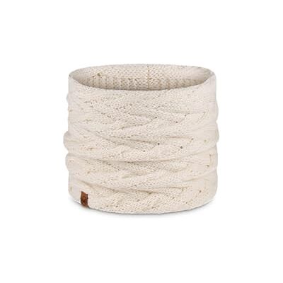 Buff - Schlauchschal Knitted & Fleece Extreme Kälte, Praktisch, Vielseitig, Modisch, Wärmedämmung, Komfortabel Männlich Weiblich Einheitsgröße Weiß Buff - Schlauchschal Knitted & Fleece Extreme Kälte, Praktisch, Vielseitig, Modisch, Wärmedämmung, Komfortabel Männlich Weiblich Einheitsgröße Weiß