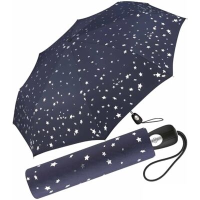 Pierre Cardin Taschenschirm Easymatic Light Etoile Metallique Silver Allover Pierre Cardin Taschenschirm Easymatic Light Etoile Metallique Silver Allover