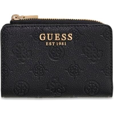 Guess Geldbörse Blake SLG Zip Around Card Case Black Logo schwarz Guess Geldbörse Blake SLG Zip Around Card Case Black Logo schwarz