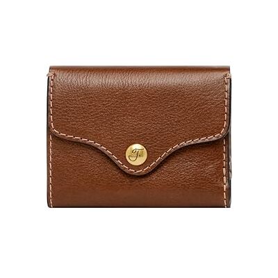 Fossil Portemonnaie für Damen Heritage, Leder Kartenetui braun L 9,8 cm, B 1,3 cm, H 7 cm SL8230200 Fossil Portemonnaie für Damen Heritage, Leder Kartenetui braun L 9,8 cm, B 1,3 cm, H 7 cm SL8230200