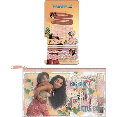 CERDÁ LIFE'S LITTLE MOMENTS Moana Beauty-Set Kinder-Set mit Pinzetten, Strumpfbändern und Scrunchies im Etui Haarzubehör im tropischen Disney-Design CERDÁ LIFE'S LITTLE MOMENTS Moana Beauty-Set Kinder-Set mit Pinzetten, Strumpfbändern und Scrunchies im Etui Haarzubehör im tropischen Disney-Design