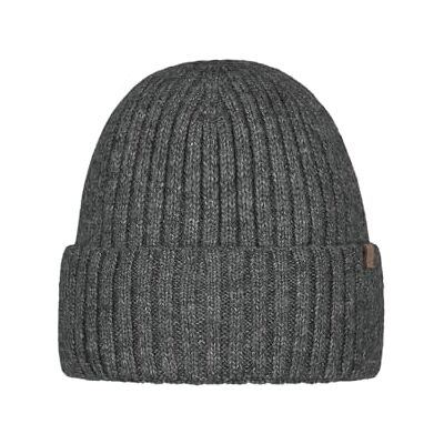 Barts Herren Wyoni Beanie-Mütze, Dark Heather, One Size Barts Herren Wyoni Beanie-Mütze, Dark Heather, One Size