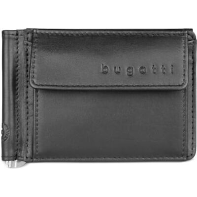 Bugatti Primo Herren Geldbörse aus Leder – in edler Geschenkbox Schwarz 9 Kartenfächer, Münzfach, Geldclip Bugatti Primo Herren Geldbörse aus Leder – in edler Geschenkbox Schwarz 9 Kartenfächer, Münzfach, Geldclip