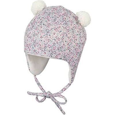Sterntaler Baby Mädchen Mütze Baby Inkamütze Millefleurs, beige, 49 Sterntaler Baby Mädchen Mütze Baby Inkamütze Millefleurs, beige, 49