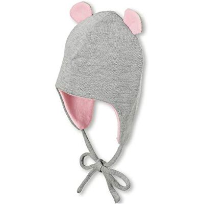 Sterntaler Inka-Mütze für Mädchen mit abstehenden Öhrchen, Gefüttert, Alter: 5-6 Monate, Größe: 43, Grau (Silber) Sterntaler Inka-Mütze für Mädchen mit abstehenden Öhrchen, Gefüttert, Alter: 5-6 Monate, Größe: 43, Grau (Silber)