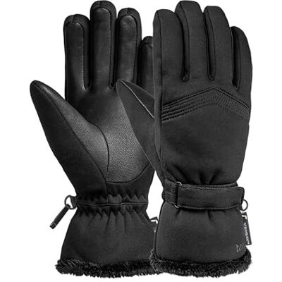 Reusch Silver Moon Damen Winterhandschuhe mit STORMBLOXX & Primaloft Gold – Fingerhandschuhe mit Ziegenleder-Innenhand, Winddicht, wasserabweisend, atmungsaktiv, weich, warm & sportlich-elegant Reusch Silver Moon Damen Winterhandschuhe mit STORMBLOXX & Primaloft Gold – Fingerhandschuhe mit Ziegenleder-Innenhand, Winddicht, wasserabweisend, atmungsaktiv, weich, warm & sportlich-elegant