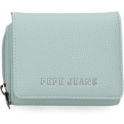 Pepe Jeans Paola Geldbörse mit Geldbörse, 10 x 8 x 3 cm, Polyester und PU, Blau von Joumma Bags Pepe Jeans Paola Geldbörse mit Geldbörse, 10 x 8 x 3 cm, Polyester und PU, Blau von Joumma Bags