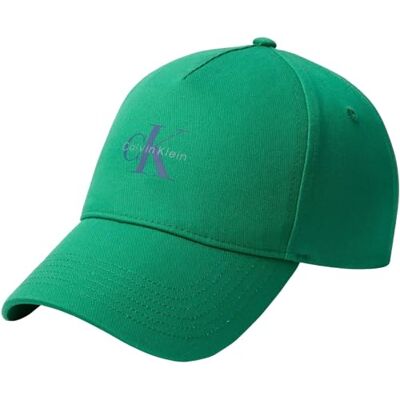 Calvin Herren Cap Mono Logo Panel aus Baumwolle, Grün (Enchanted Forest), Einheitsgröße Calvin Herren Cap Mono Logo Panel aus Baumwolle, Grün (Enchanted Forest), Einheitsgröße