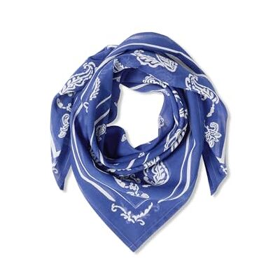 Cecil Bandana aus Baumwolle mit Print deep river blue A Cecil Bandana aus Baumwolle mit Print deep river blue A