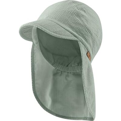 Sterntaler Schirmmütze Nacken Struktur Unisex Mütze mit Nackenschutz UV-Schutz 50+ Sonnenhut Sommermütze aus Baumwolle Basic Baby und Kinder Kopfbedeckung steingrün, Größe 49 Sterntaler Schirmmütze Nacken Struktur Unisex Mütze mit Nackenschutz UV-Schutz 50+ Sonnenhut Sommermütze aus Baumwolle Basic Baby und Kinder Kopfbedeckung steingrün, Größe 49
