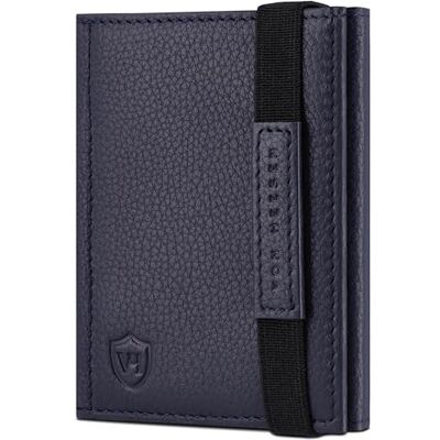 VON HEESEN Slim Wallet mit Münzfach & RFID-Schutz Mini Geldbörse Herren & Damen Kartenetui Kreditkartenetui Portmonee Geldbeutel Portemonnaie klein Blau VON HEESEN Slim Wallet mit Münzfach & RFID-Schutz Mini Geldbörse Herren & Damen Kartenetui Kreditkartenetui Portmonee Geldbeutel Portemonnaie klein Blau