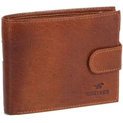 MUSTANG Leder Geldbörse Triest Handan Wallet Cognac Hellbraun MUSTANG Leder Geldbörse Triest Handan Wallet Cognac Hellbraun