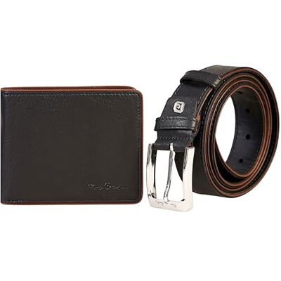 Pierre Cardin Geschenkset für Herren, Gürtel und Geldbörse aus Leder, Geldbörse für Herren, Jungen,Slim,Geldbörse,Gürtel Pierre Cardin Geschenkset für Herren, Gürtel und Geldbörse aus Leder, Geldbörse für Herren, Jungen,Slim,Geldbörse,Gürtel