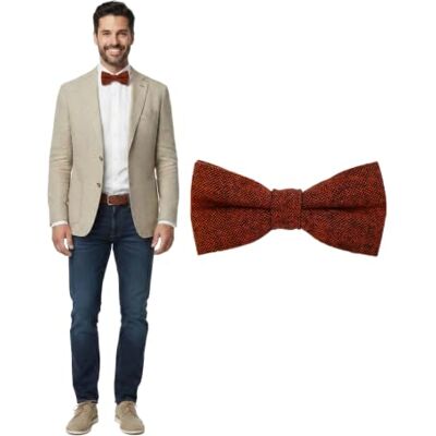 DonDon Herren Fliege 12 x 6 cm Baumwolle gebunden und längenverstellbar Farbauswahl DonDon Herren Fliege 12 x 6 cm Baumwolle gebunden und längenverstellbar Farbauswahl